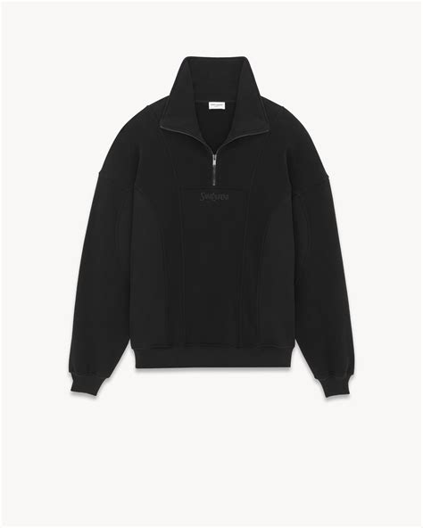 ysl quarter zip|Saint Laurent Half.